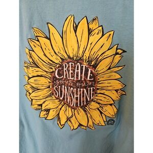 Girlie Girl Originals "Create Your Own Sunshine" 100% Cotton SS T-Shirt, 3XL